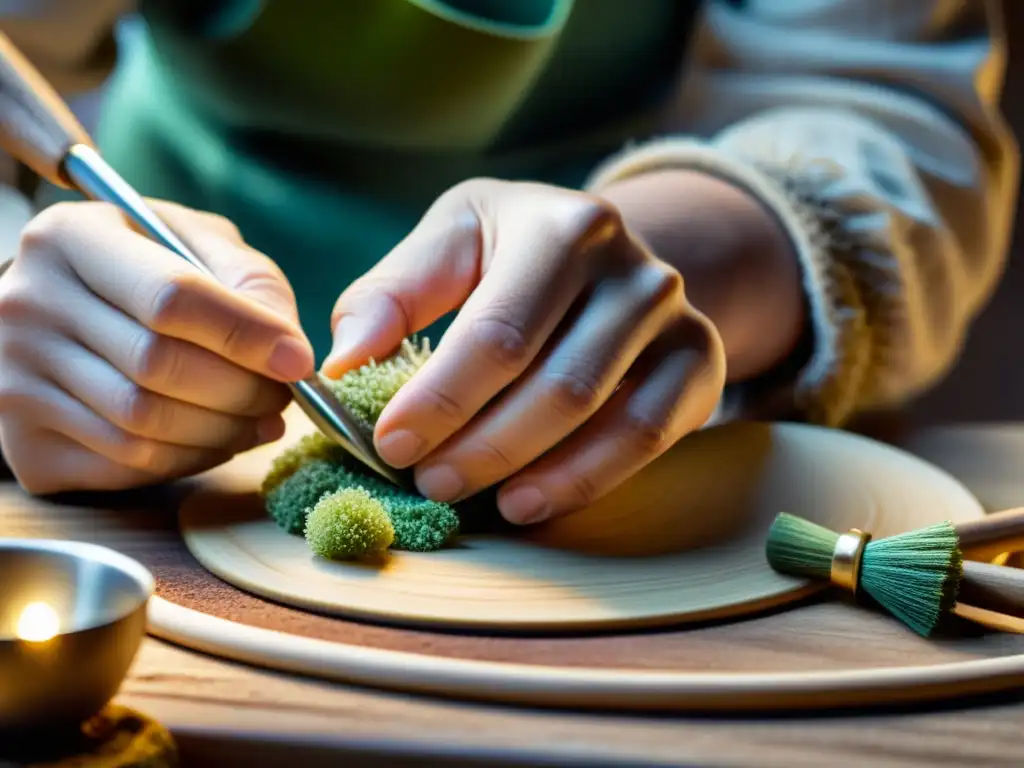 Un artesano crea joyas orgánicas con técnicas tradicionales, mostrando el impacto cultural de su historia