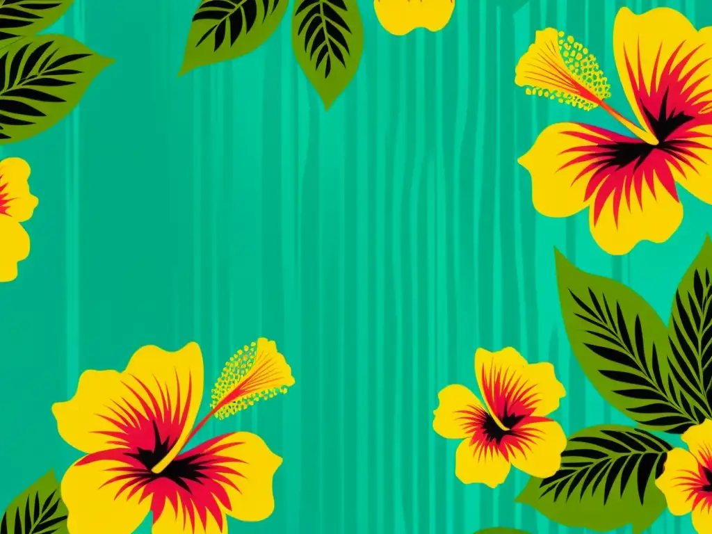 Un artesano imprime meticulosamente un patrón tradicional de camisa hawaiana, mostrando el origen y evolución del estampado hawaiano