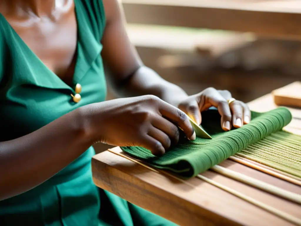 Un artesano crea joyería sostenible con técnicas tradicionales