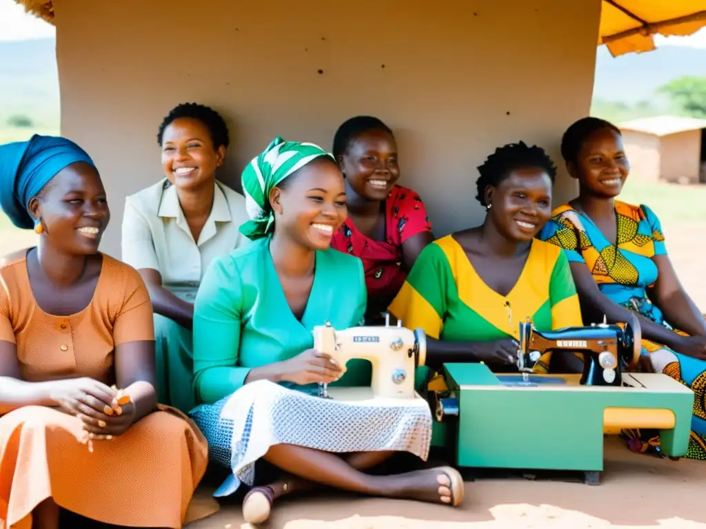 Artesanos de Malawi crean moda ética para Mayamiko bajo un árbol, reflejando comunidad y tradición africana