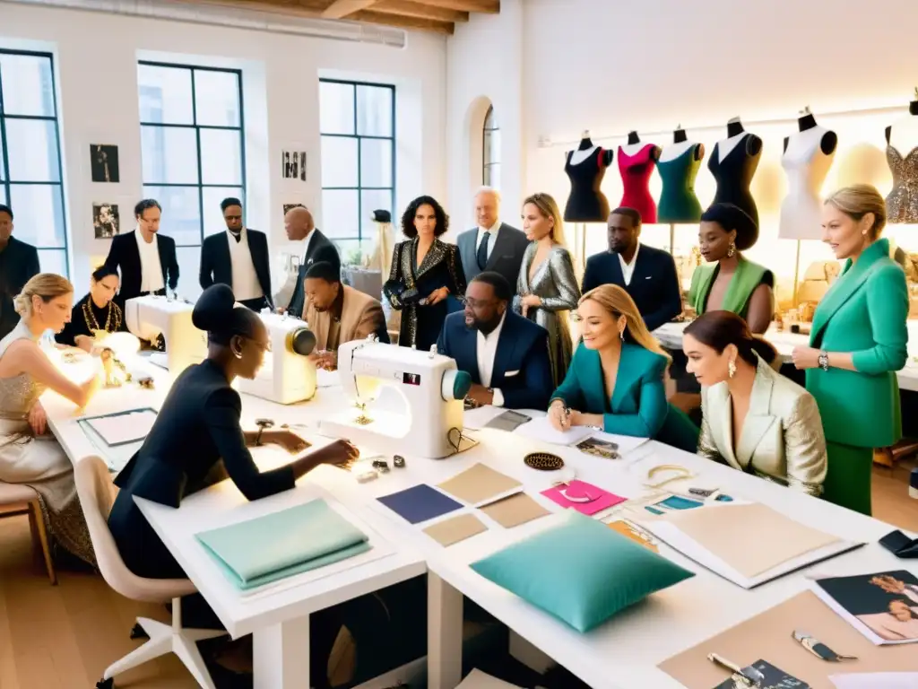 Un atelier bullicioso y lleno de energía, diseñadores y celebridades colaboran en las interpretaciones memorables del dress code para el MET Gala