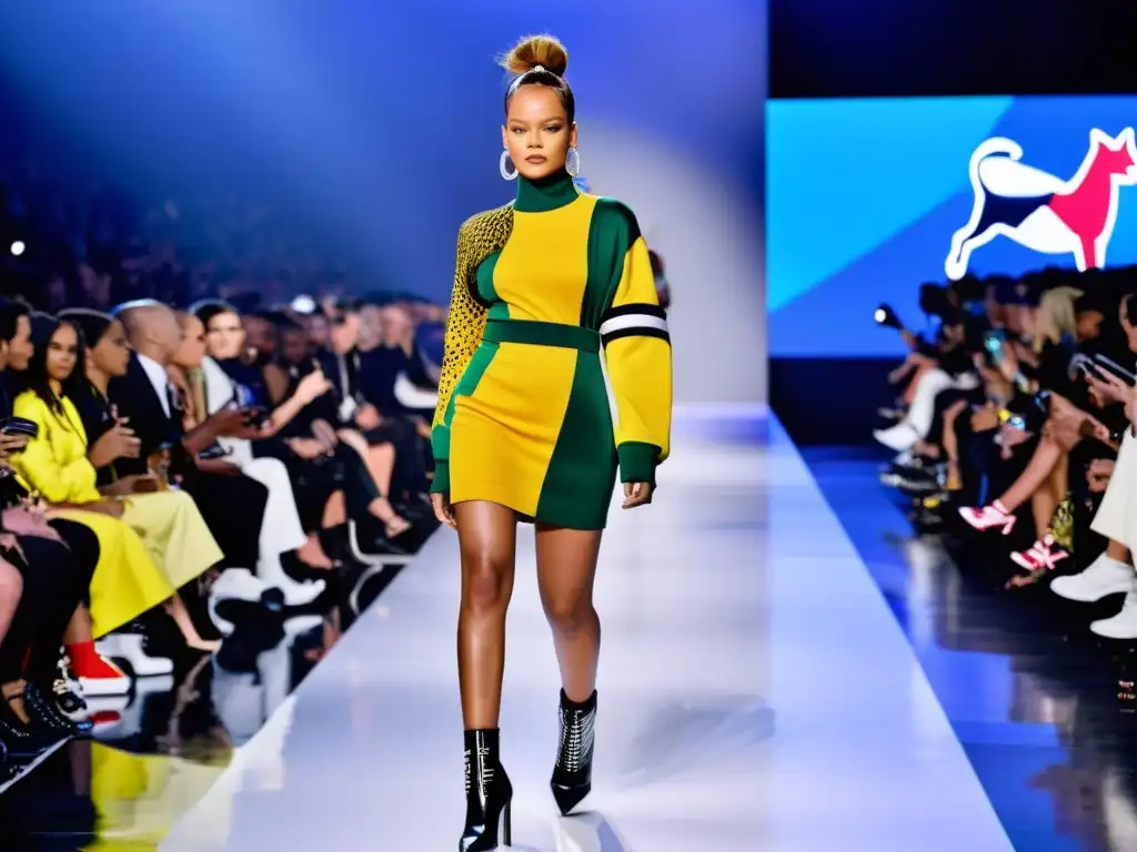 Rihanna y Puma presentan colaboraciones que reinventan piezas icónicas de la moda en una pasarela impactante