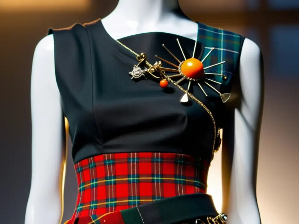 Una creación punk de Vivienne Westwood: Influencia del punk en la alta costura