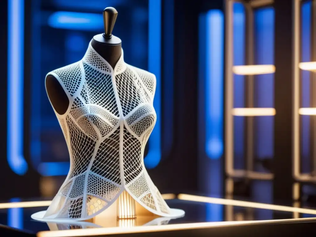 Creación de vestido de alta costura con impresora 3D, reconfigurando la Alta Costura en la Era Digital