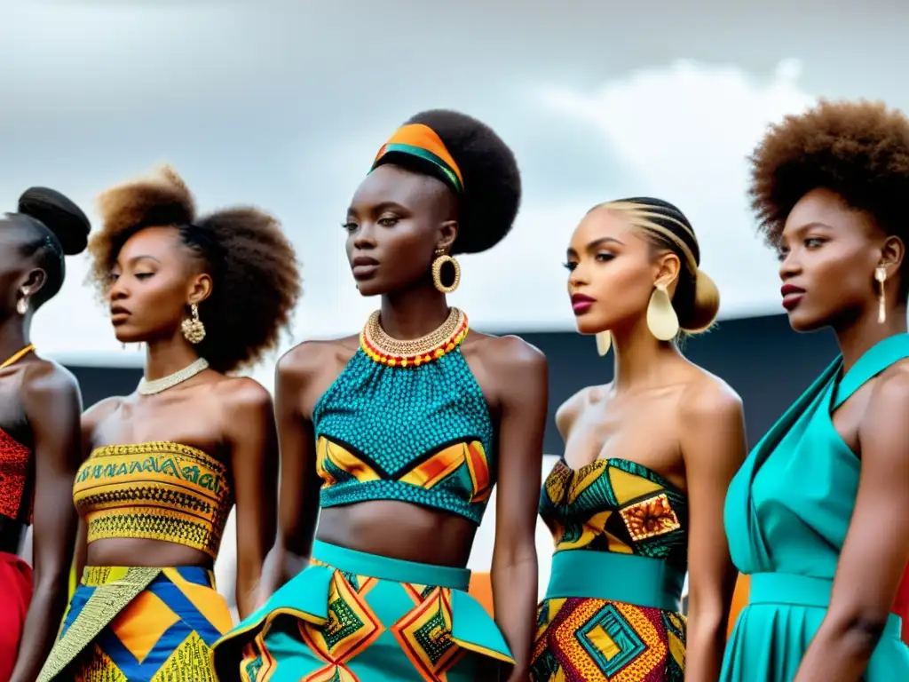 Desfile de moda africana impacto cultural: diseñadores, modelos y público disfrutan de una fusión vibrante de tradición y modernidad en la pasarela