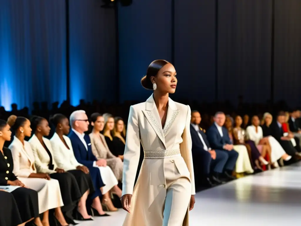 Desfile de Moda: Elegancia Modesta y Empoderadora Desfile de moda con atuendos elegantes y modestos que reconfiguran la expresión personal