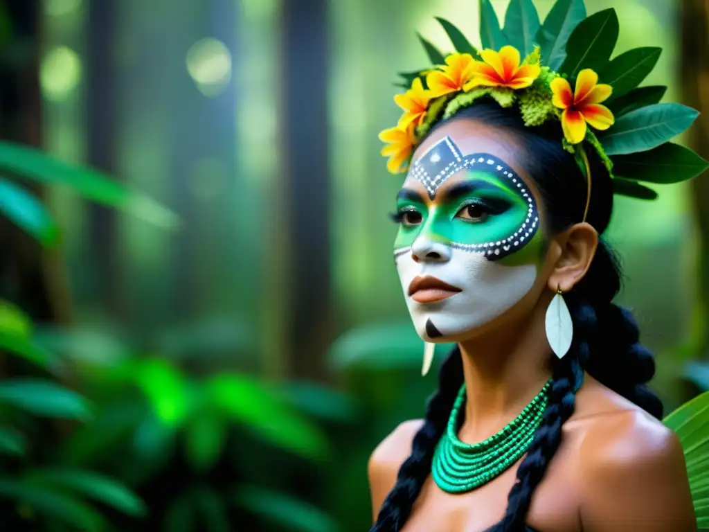 Desfile de moda chamánica en la selva amazónica, impacto cultural y belleza natural