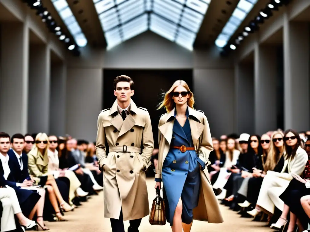 Desfile de moda Burberry, impacto cultural en la moda contemporánea