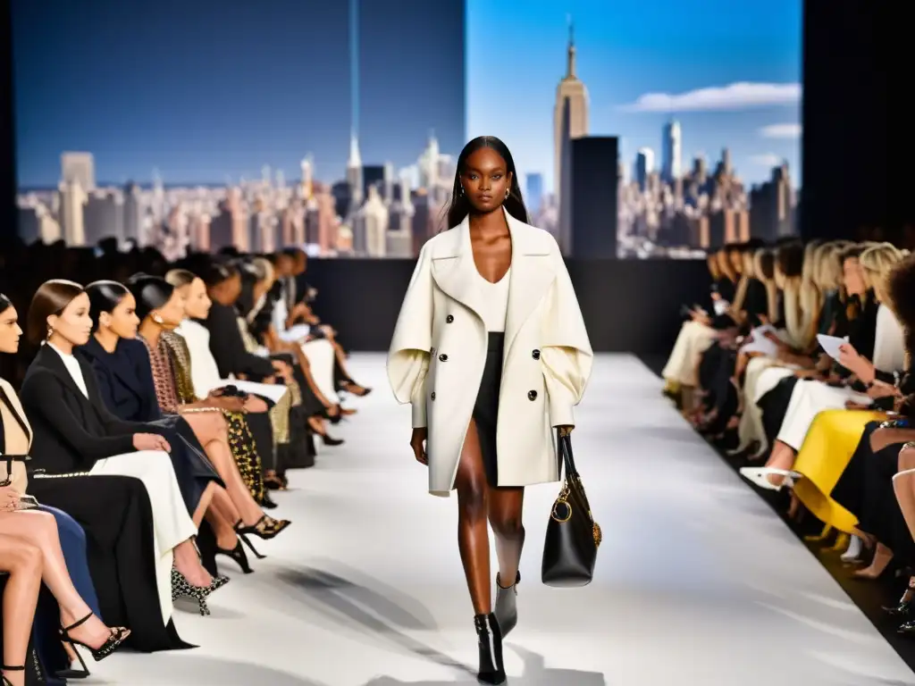 Desfile de moda sostenible en la Semana de la Moda de Nueva York, con diseño vanguardista y compromiso con la evolución de la moda en Nueva York