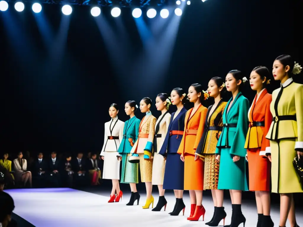 Deslumbrante desfile de moda en Tokio, fusionando tradición y modernidad