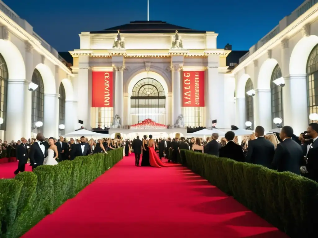 Deslumbrante Gala del Costume Institute moda contemporánea con celebridades y moda extravagante en la majestuosa entrada