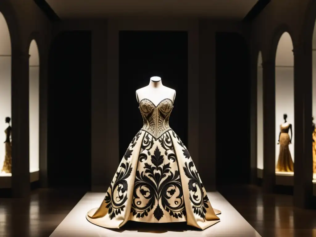 Deslumbrante vestido de la colección Savage Beauty de Alexander McQueen en el Museo Metropolitano de Arte, impacto moda y arte