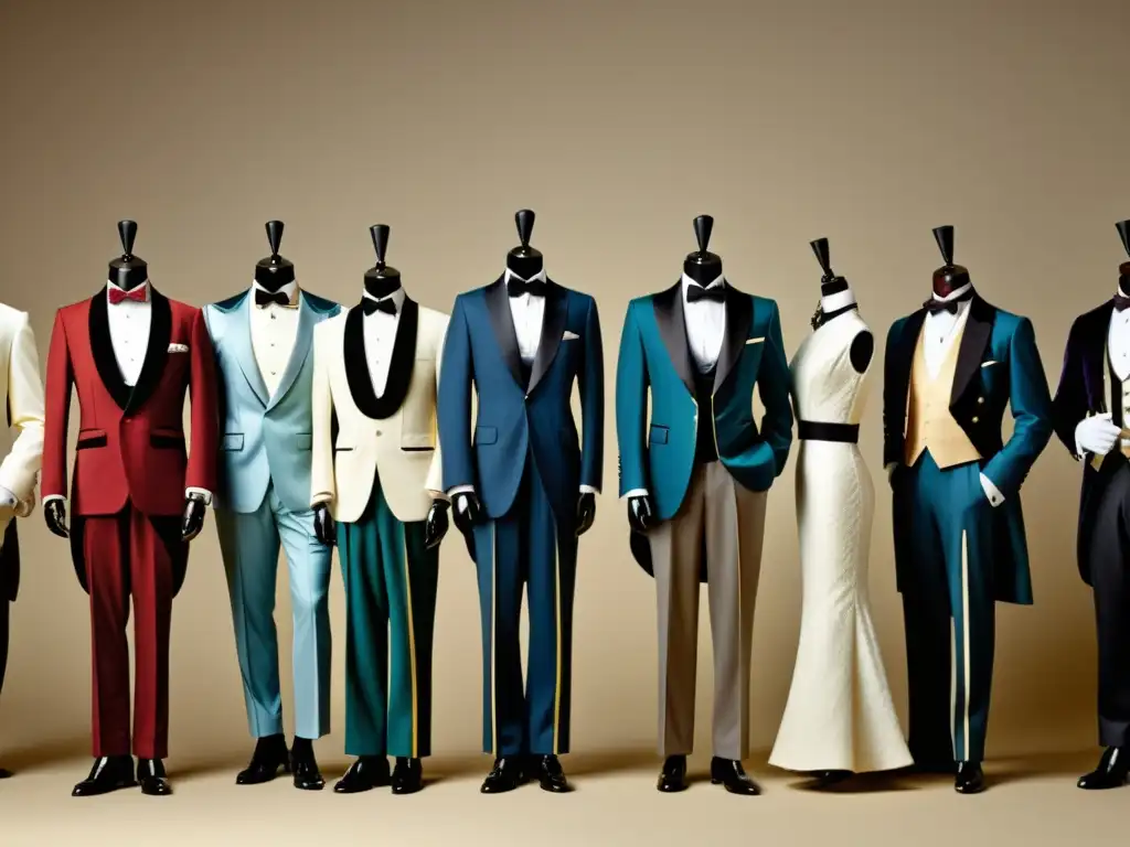 Detalle de la evolución de vestidos de novia a lo largo de la historia, desde atuendos tradicionales hasta modernos trajes