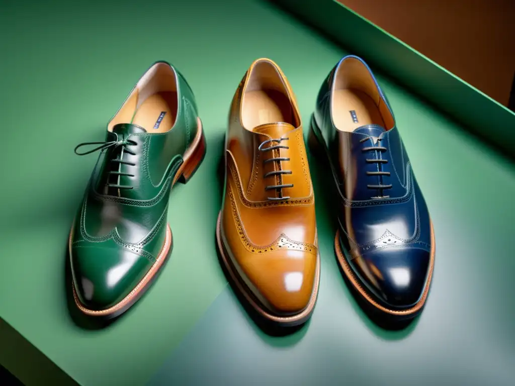 Detalle de zapatos de hebilla vs Oxfords: artesanía, textura y estilo en contraste
