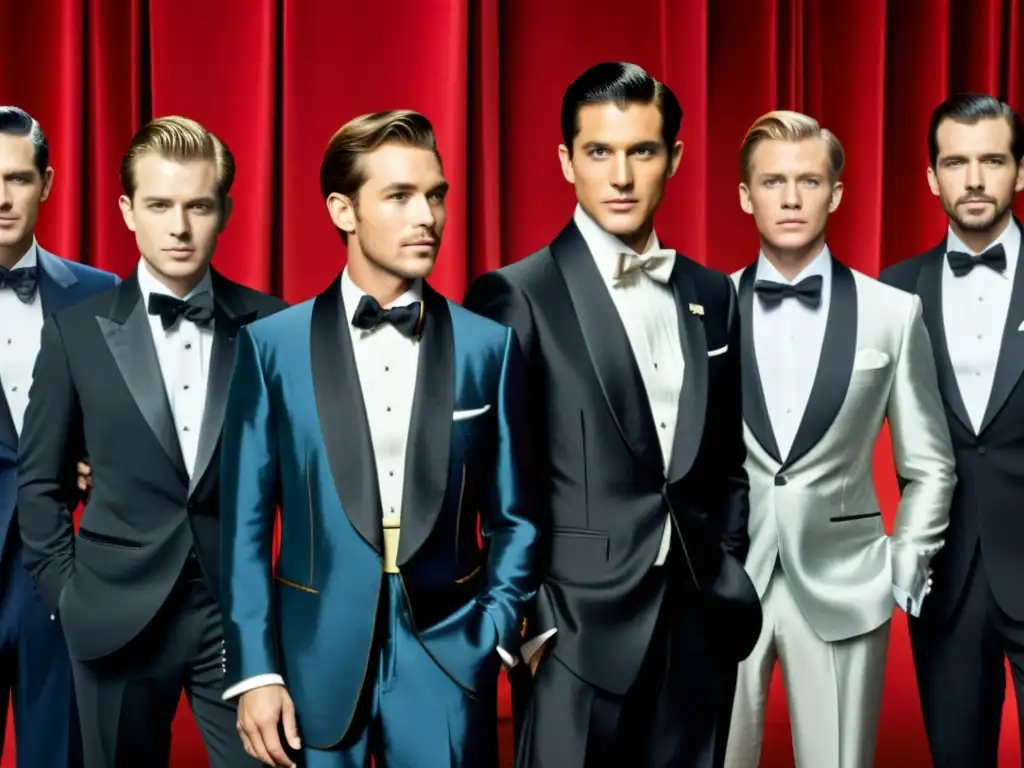 La evolución del esmoquin: de clásico a moderno Evolución del esmoquin en eventos: Detalles de texturas, estilos y tendencias a lo largo de las décadas