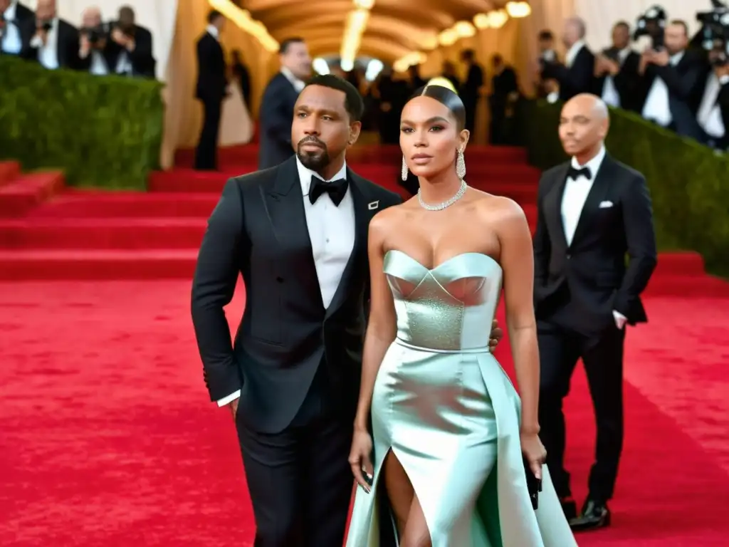 Grupo de celebridades y fashion icons deslumbran en la Met Gala, mostrando el impacto cultural de la alta moda y el lujo