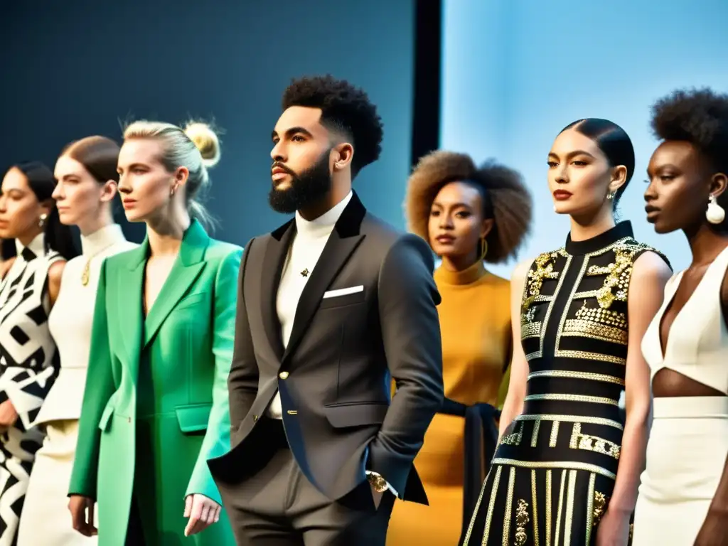 Grupo de diseñadores rebeldes en London Fashion Week, con impacto global de sus innovadoras creaciones y diversidad creativa