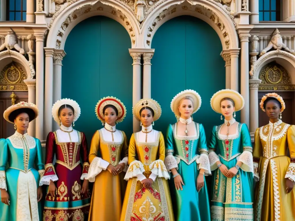 Sotanas barrocas: moda religiosa en la vida diaria Influencia de la Iglesia en la moda barroca: Detallada imagen de sotanas barrocas, gente y arquitectura histórica