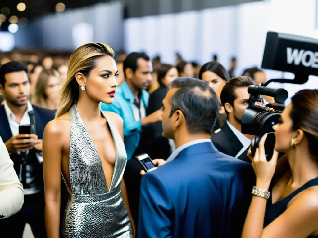 Intenso cubrimiento mediático en Sao Paulo Fashion Week, reflejando la energía del evento y el impacto en la moda latinoamericana