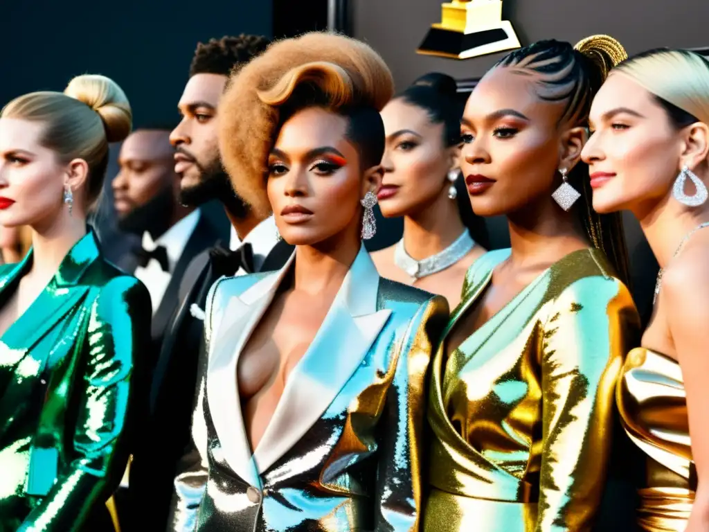 Multitud diversa y elegante en los Grammy, impacto cultural moda música historia