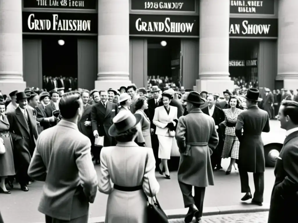 Multitud elegante se reúne en la primera pasarela de moda europea en París, 1945