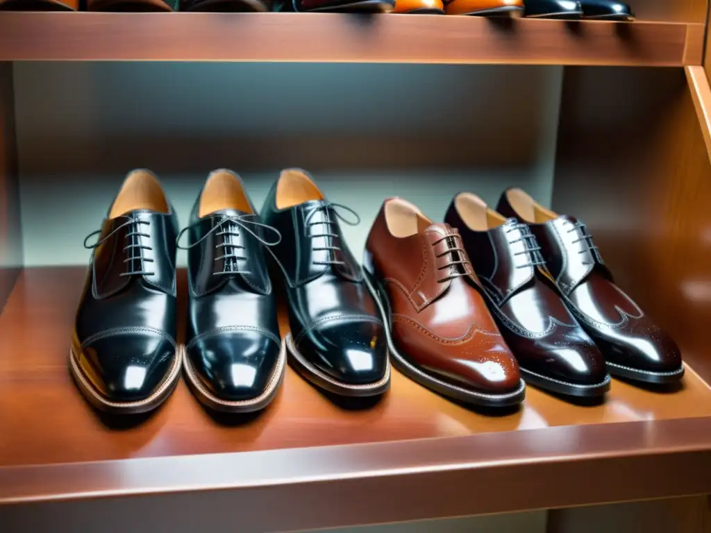 Un par de zapatos de hebilla y oxfords en un elegante y cálido ambiente