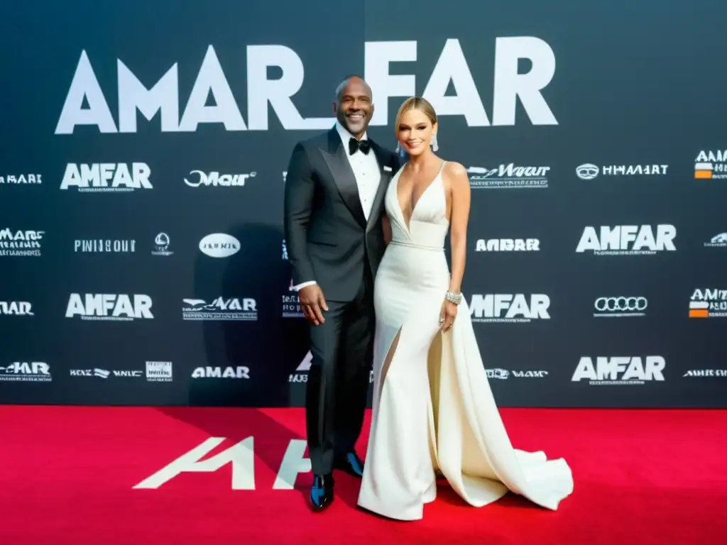 Personalidades en la Gala AmfAR, envueltas en elegancia y determinación, apoyando la moda y la lucha contra el SIDA