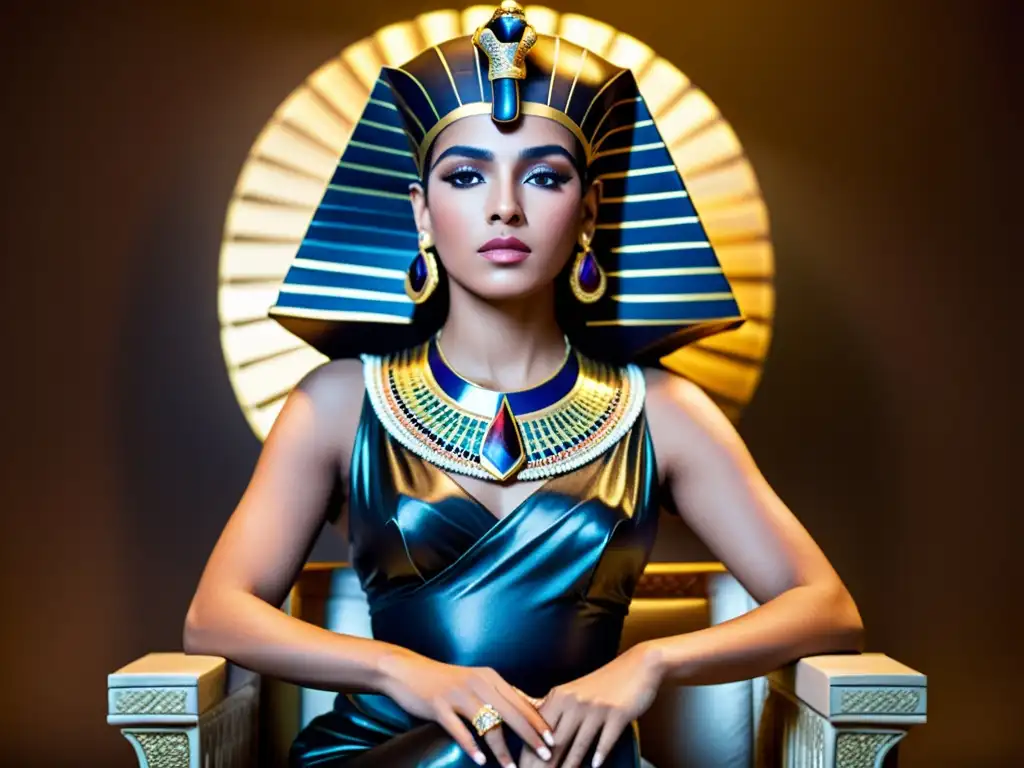 Cleopatra, mujer icónica, irradia poder con joyería extravagante, impacto cultural