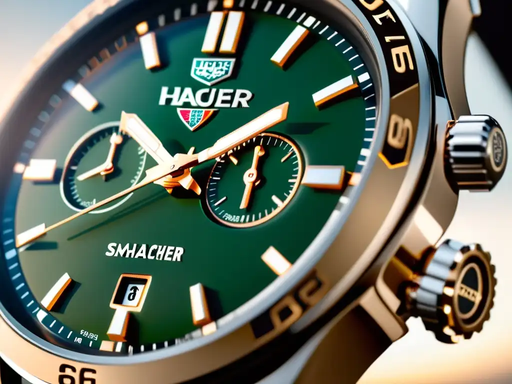 Un reloj inteligente TAG Heuer analizado en detalle, mostrando su elegante diseño y avanzada tecnología