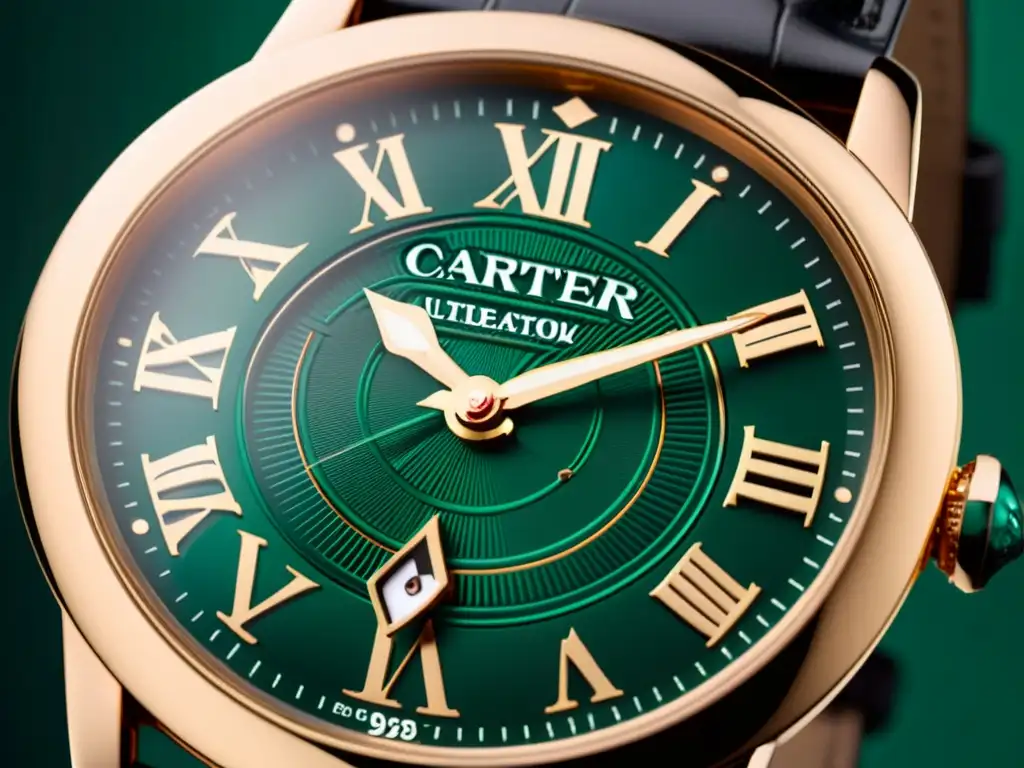 Una reseña de la última colección de relojes Cartier, resalta la artesanía y elegancia de un reloj con detalles intrincados