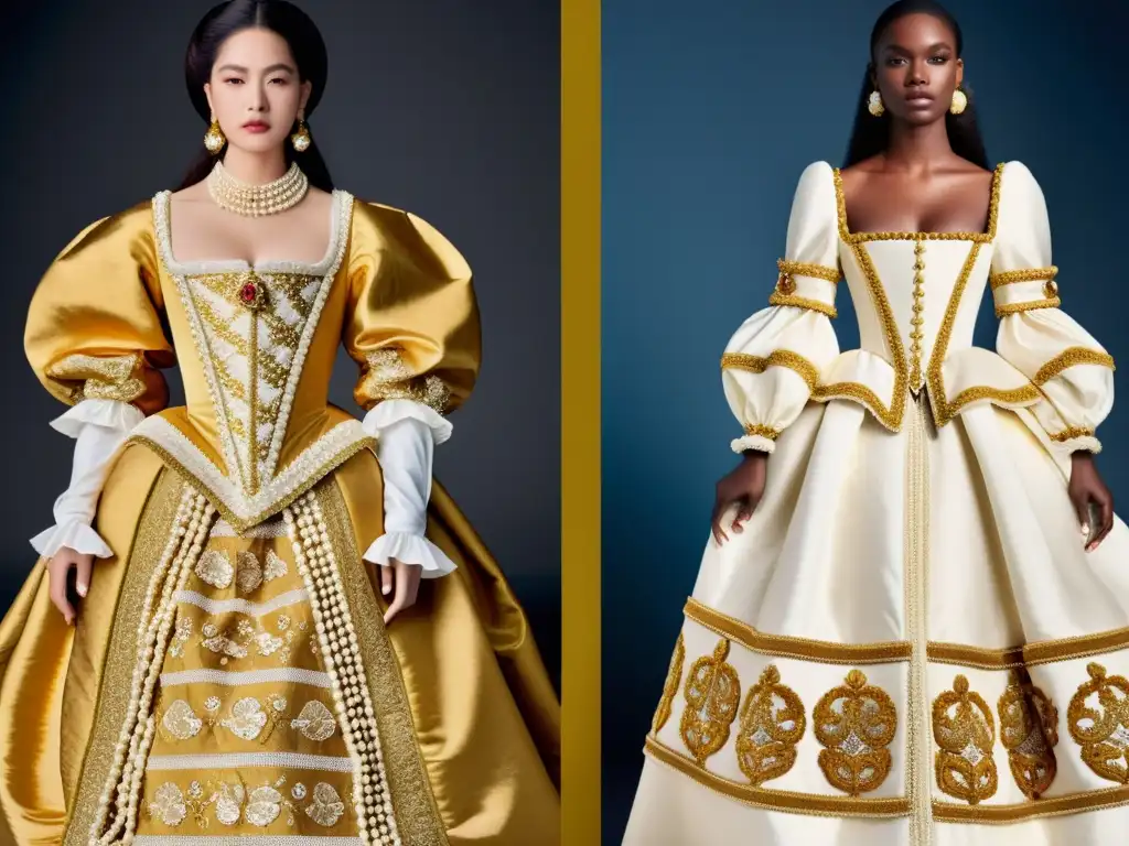 Comparación entre el traje de nobleza de Luis XIV y la moda contemporánea