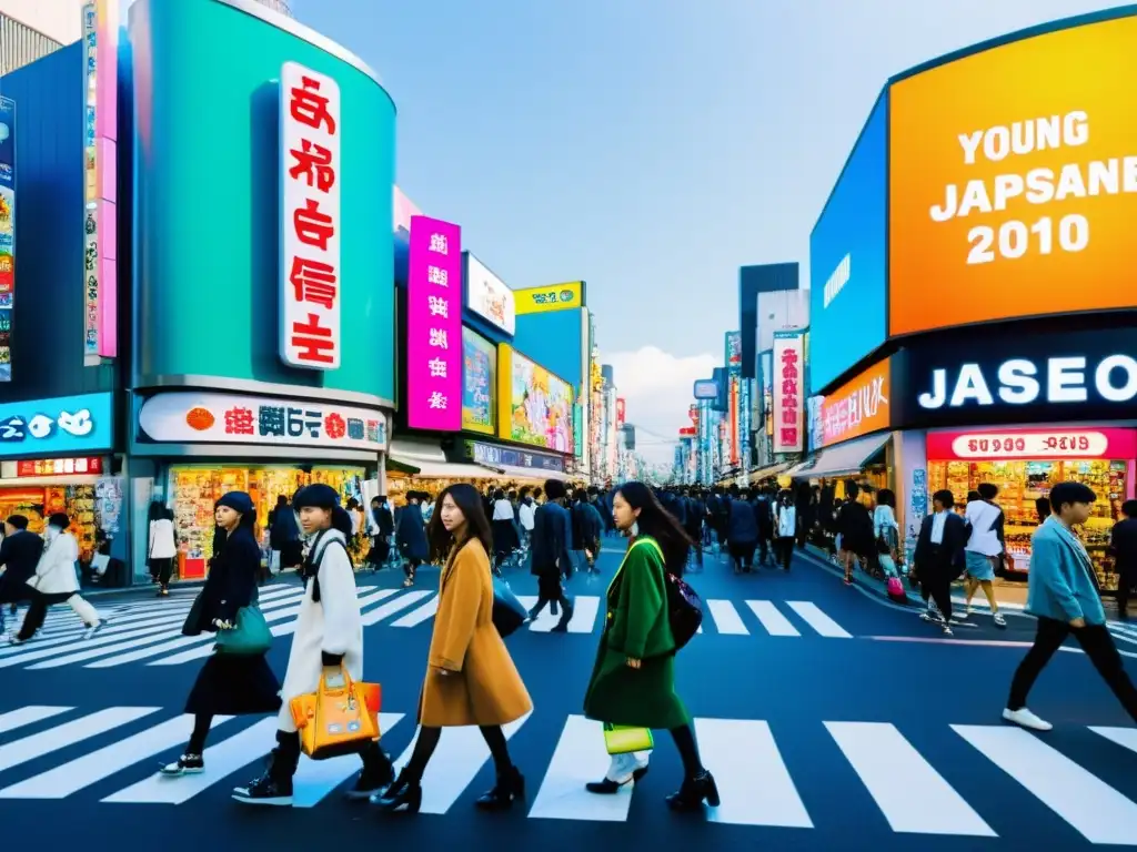 Vibrante calle de Harajuku, Tokyo, con impacto cultural moda japonesa