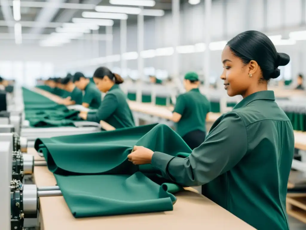 Un vistazo a la fábrica de Everlane, donde los trabajadores inspeccionan prendas sostenibles con precisión